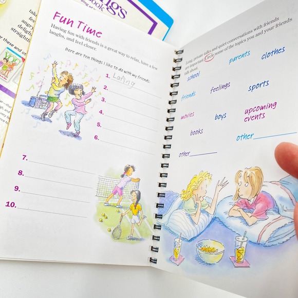 American Girl The Feelings Book and Journal for Girls Ages‎ 8+ Some Writing - Picture 5 of 8